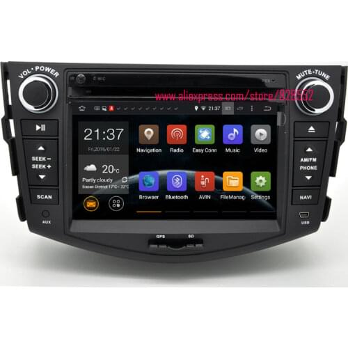Free Shinpping Android 6.0 Quad-core RAM 2GB Car DVD Player For old Toyota RAV4 With 3G/wifi USB GPS BT MP3 MP4