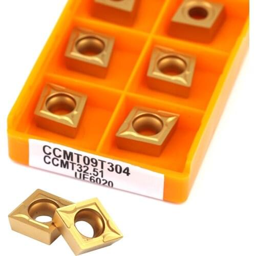 CCMT09T304 VP15TF UE6020 US735 CCMT09T308 VP15TF UE6020 US735 Internal Cutting Insert CNC Lathe Turning Tool carbide alloy blade