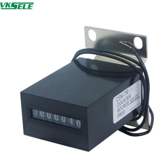 CSK-7R 7 digit lcd AC DC display electromagnetic counter