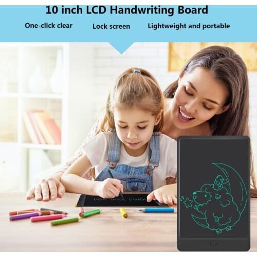 10 Inch LCD Graphics Writing Digital Tablet Portable Electronic Drawing Handwriting Pads For Kids Gift