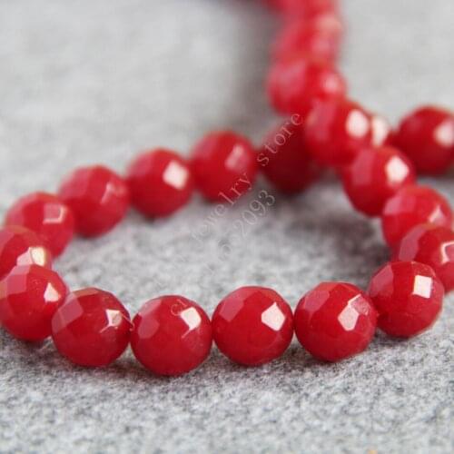 T8167 12mm Faceted Red chalcedony Beads (MoonStone) Shitou Fit For Making Bracelet&Necklace DIY Jewelry wholesale