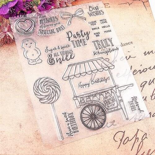 Hot selling party clear stamp / silicone seal flower stamp DIY scrapbook album / card production