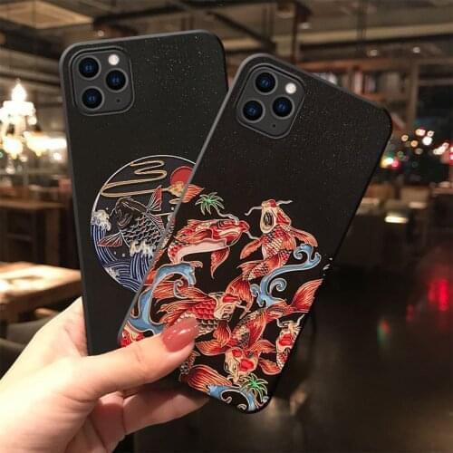 Matte Phone Case for Samsung S10e S8 9 10 20 21 Ultra Plus Note8 9 10 20 Ultra Cute Animal 3D Emboss Back Covers Capa Coque