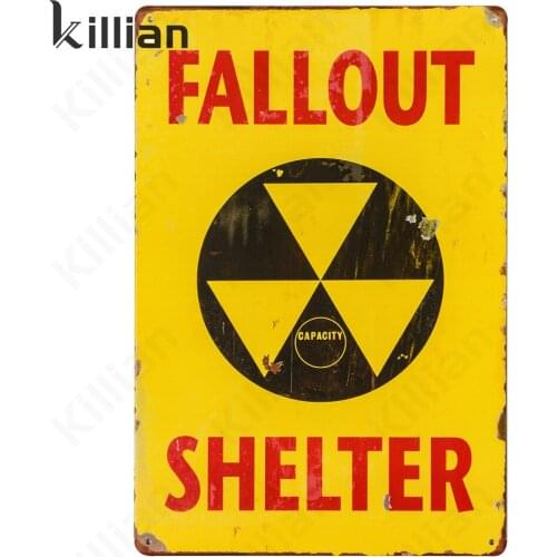 Shelter Careful Metal Plaque Decor Retro Metal Painting Anime Metal Plate Metal Poster Restaurant Tin Sign Home Decoration