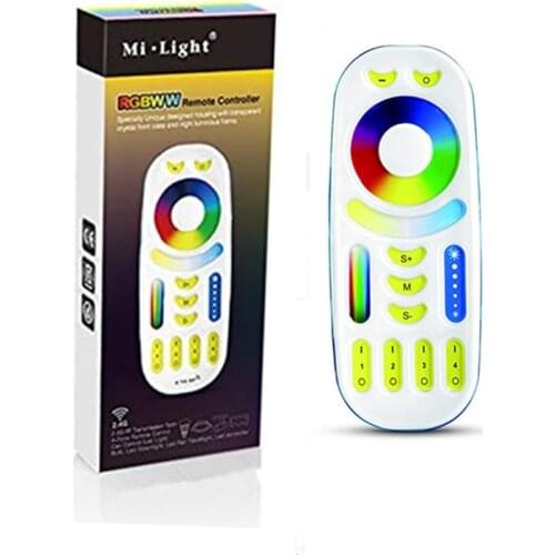 Mi.light FUT092 2.4Ghz RGBWW 4-zone group control match RF RGB+CCT Remote controller for Milight led RGB+CCT lamps series