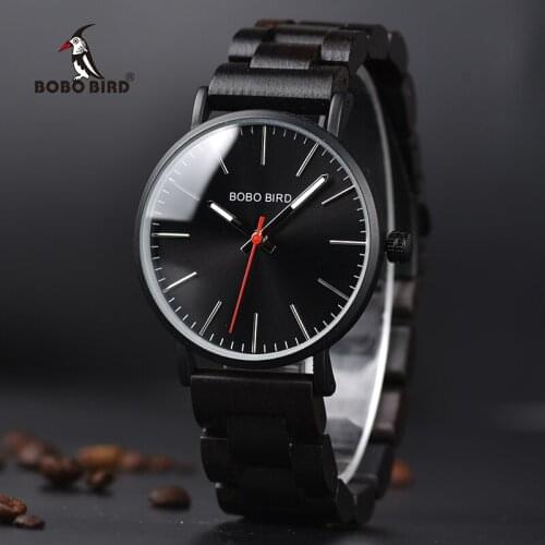 BOBO BIRD Watch Men Relogio Masculino Wood Band Quartz Watches Relojes Para Hombre Mens Gifts Items V-Q30