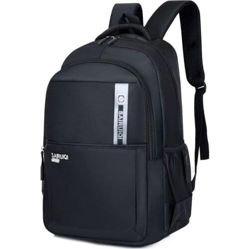 Men Backpack Laptop School Bags Boys Teenage Black Nylon Large Capacity Male Bagpack