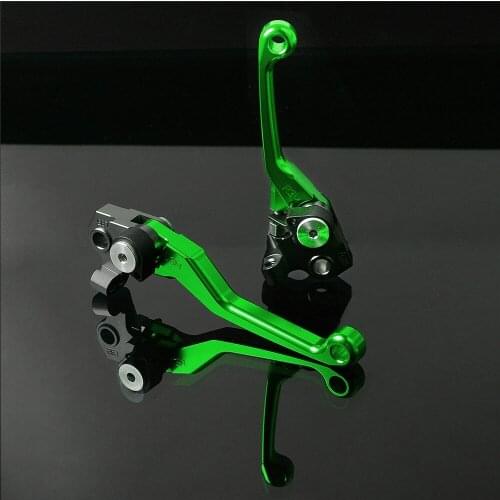 Dirt Bike Pivot Brake Clutch Levers hand grip Handbrake For KAWASAKI KLX450R 2008-2009