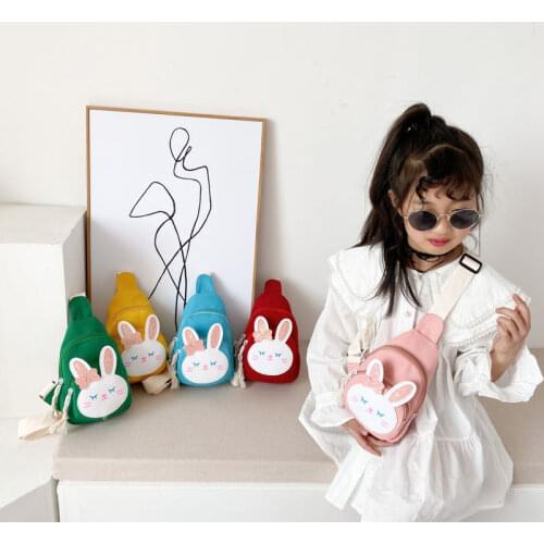 Cute Bag for Girl Boy Fashion Pack Chest Bag Children Belt Bag Money Pouch Baby Zipper Pack