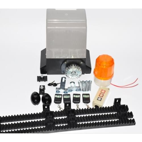 Heavy duty Sliding gate opener motor 750W for 1500kgs gate automatic door operator with 4m or 5m nylon racks