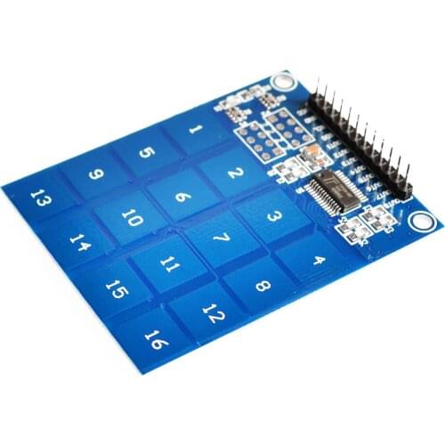 10pca /lot 16 Way XD-62B TTP229 Capacitive Touch Switch Digital Sensor Module Board Plate