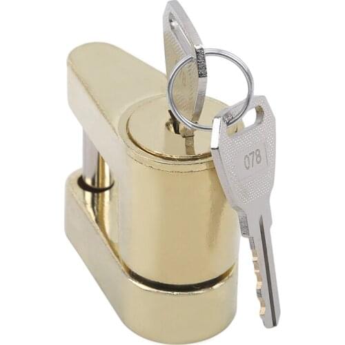 2021 Trailer Coupler Padlock Solid Brass Trailer Locks For Hitch Security Protector Theft Protection Auto Repalcement Parts