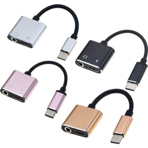 Hot Type C To 3.5mm Earphone Jack Adapter For Huawei P20/Mate 10/Pro Aux Audio Headphone Charger Cable USB-C Converter