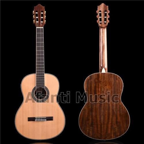 Afanti Music 39 Inch Spruce & Walnut Classical Guitar with EQ (ACL-2046-X)