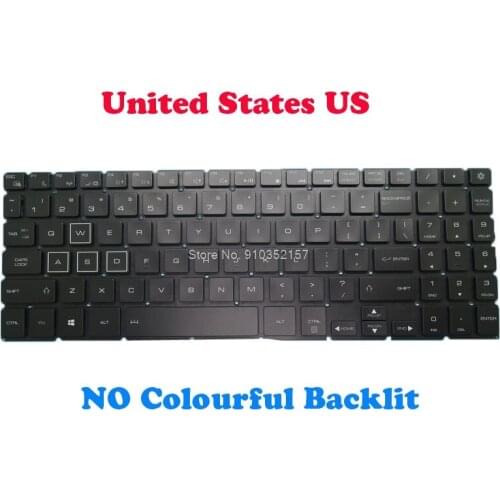 English US Keyboard For Gigabyte For AERO 15-W9 15-X9 United States US Just Backlit (Substitute/Non-original)
