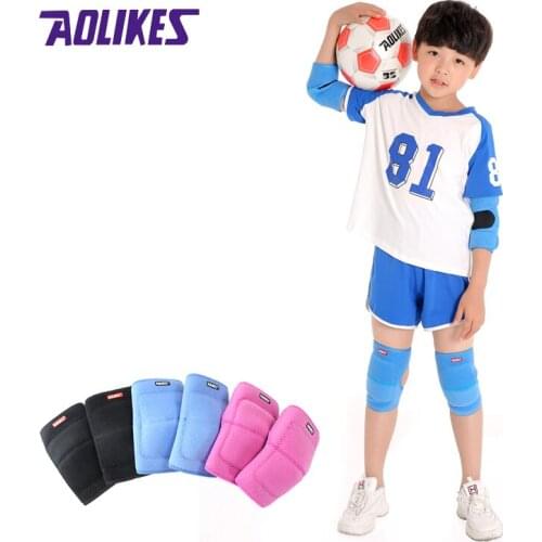 AOLIKES 1Pair Soft Breathable Cute Kids Adult Sponge Protector Knee Brace Elbow Guard