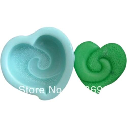 Free shipping heart modelling silicon soap mold Cake decoration mold Cake mold Handmade soap mold NO.SO-028
