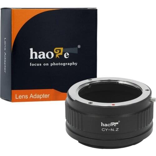 Haoge Manual Lens Mount Adapter for Contax / Yashica C/Y CY mount Lens to Nikon Z Mount Camera Such as Z6 Z7