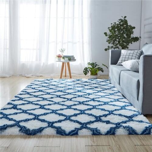 Tie Dyeing Carpets For Living Room Home Soft Fluffy Rug Modern Shaggy Bedroom Carpet Sofa Coffee Table Plush Rug Kids Floor Mat