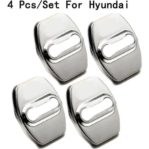 Stainless Steel Modification Door Lock Cover Only For Hyundai/Verna/I30/ELANTRA/TUCSON/MONICA/ELANTRA/Sonata/Veracruz