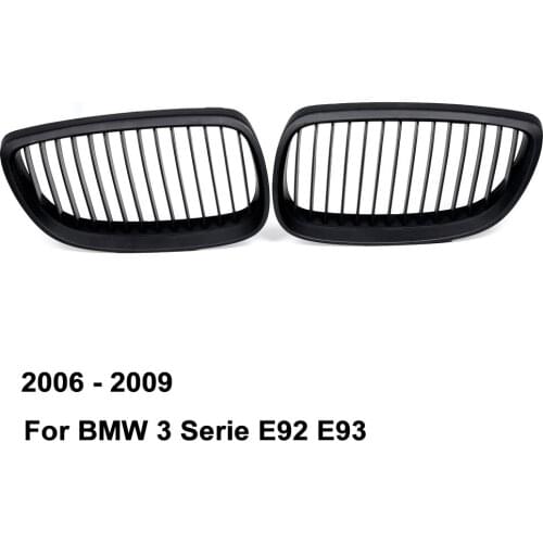 Kidney Grille Grill for BMW 3 Series E92 E93 316i 320i 320d 323i 325i 325d 328i 330i 330d 335i 335d 51137157277 51137157278