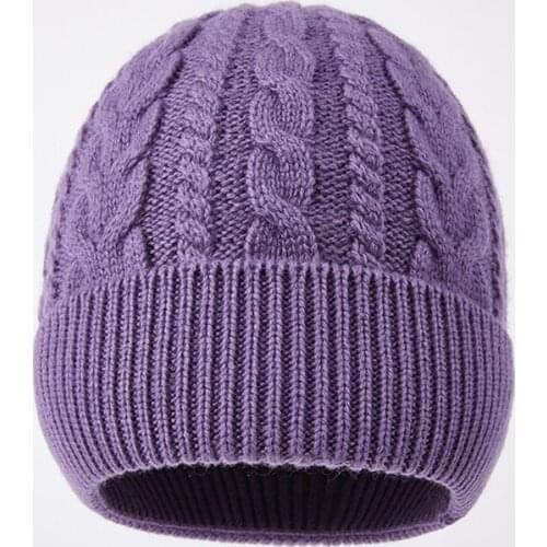 Hat Women Winter Wool Knit Beanie Men Autumn Warm Skiing Accessory For Teenagers Outdoors