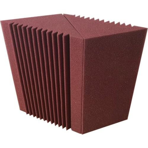 6 PCS Studio Corner Foam Bass Trap Acoustic Foam For Recording Room