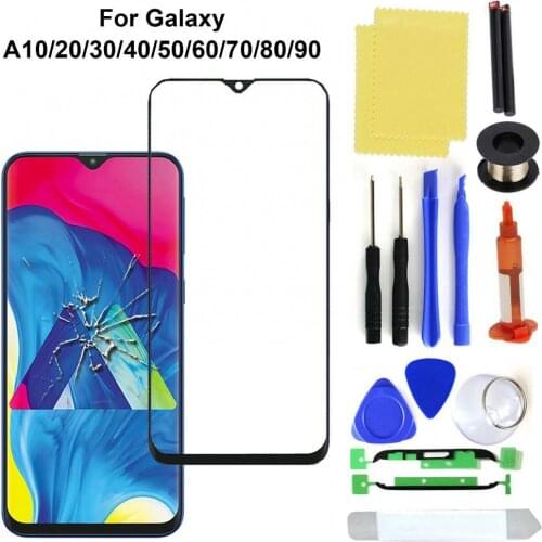 Outer Front Touch Screen Digitizer Replacement Tool Kit for Samsung Galaxy A10/20/30/40/50/60/70/80/90