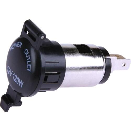 Waterproof Car Auto Motorcycle Cigarette Lighter Power Plug Female Socket for Motorcycle Boats Mowers Tractors Parts 12V