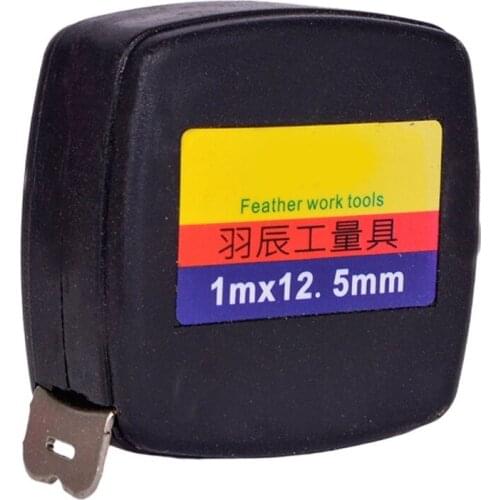 M4YD 1m/3ft Retractable Tape Measure Carbon Steel Mini Metric Measuring Tape Portable Tape Ruler Body Measuring Kids