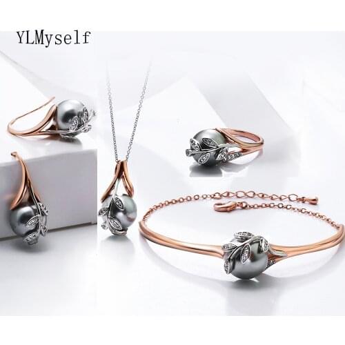 Женские ожерелья из жемчуга YLMyself China At AliExpress