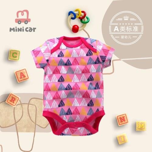 Baby Summer Romper thin Jumpsuit creeper Baby Short Sleeve triangle Romper