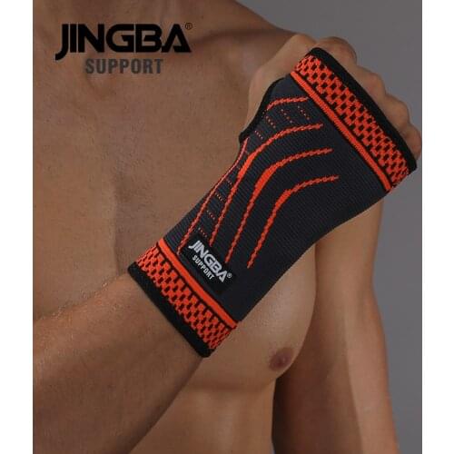 JINGBA SUPPORT 1 PCS Weightlifting Wrist Straps Support Protective+Hand Wrist Brace Protector Boxing Hand Wraps Dropshipping