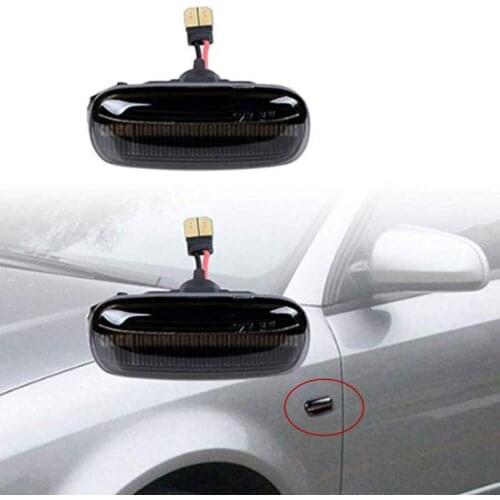 2pc car Led Dynamic Side Marker lamp Turn Signal Light Blinker Lamp for Audi A3 A4 A6 S3 S4 S6 RS3 RS4 RS6 B6 B7 B8 C5 C7
