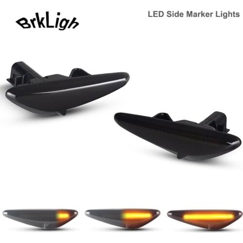 2Pcs Dynamic LED Side Marker Turn Signal Light Lamps For Mazda MX-5 Miata RX-8 5/6 Fiat 124 Spider Nissan Lafesta Highway hway