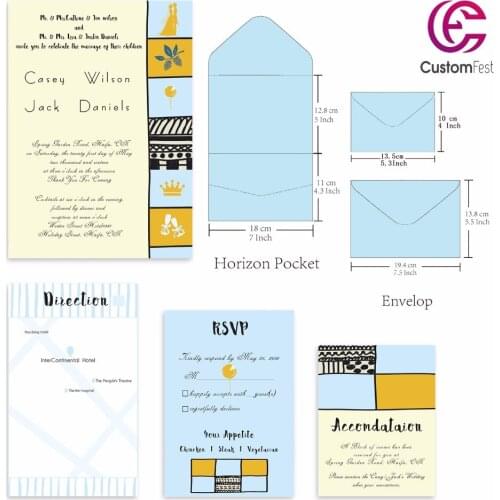 30pcs/lot personalized pocket card set floral theme pocket envelop+matching envelop+card+RSVP free shipping PKEE023V103