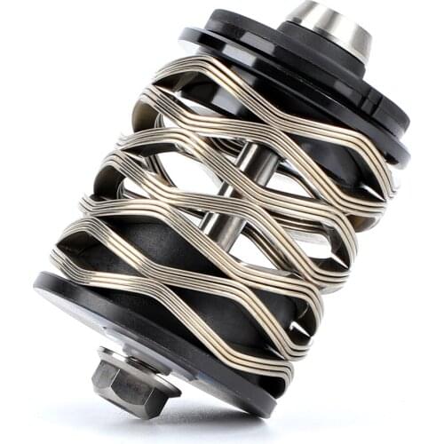 Folding Bike Suspension Bicycle Damping Spring Shock Absorber 3 Layers Rear Shocks For Brompton 3sixty Pikes Titanium BMX Parts