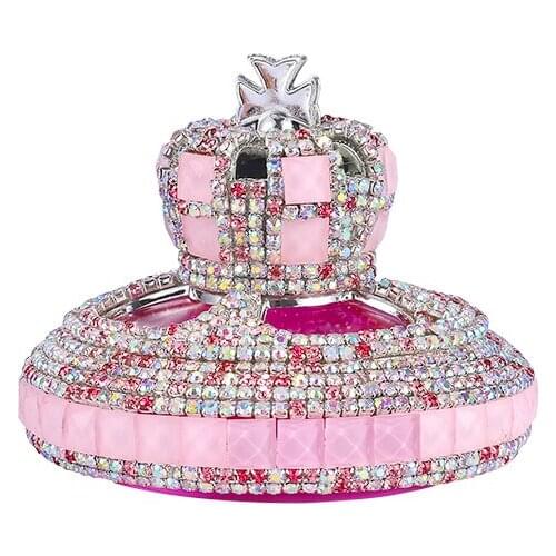 Zq Car Perfume Decoration Creative Upscale Crystal Perfume Holder Car Interior Decoration Supplies Decoration