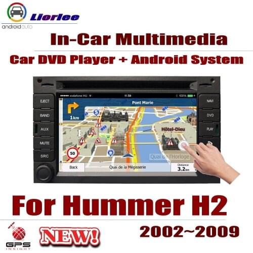 Car Radio DVD Player For Hummer H2 2002~2009 2 din Android GPS Navigation multimedia Display System Carplay Audio Video Stereo