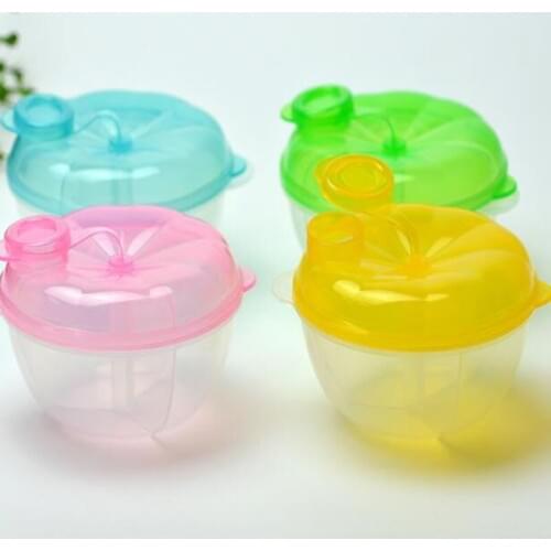 Baby children go out with feeding series portable milk powder food container storage feeding box safety material