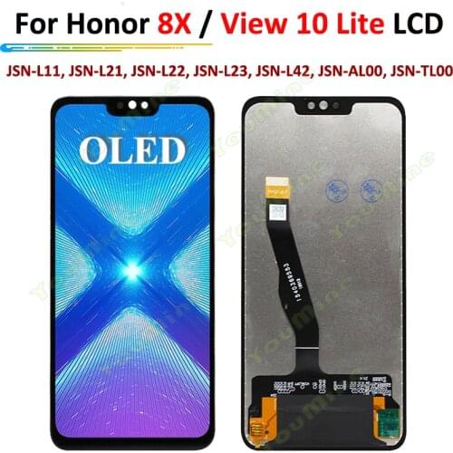 For Huawei Honor 8X / View 10 Lite LCD Display JSN-AL00 JSN-L22 JSN-L21 LCD DIsplay screen Touch Panel Digitizer Assembly