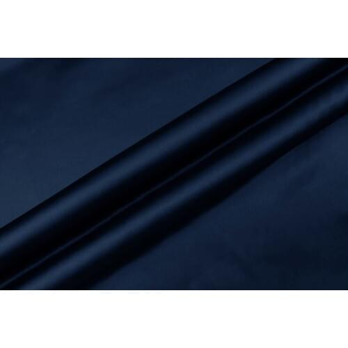 Howmay pure silk fabric stretch satin charmeuse 19m/m 108cm 42" dark blue 39# for dress womens clothes shirt