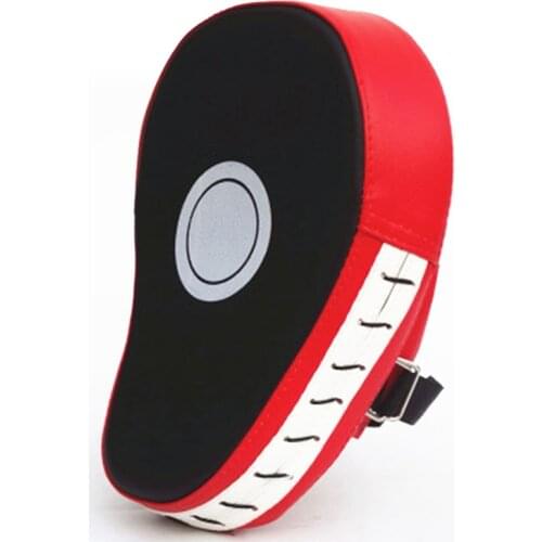 PU Leather Arc Boxer Hand Target Focus Fitness Sport Sanda Free Combat Kickboxing Fight MMA Muay Thai Kick Training Mitt Gloves