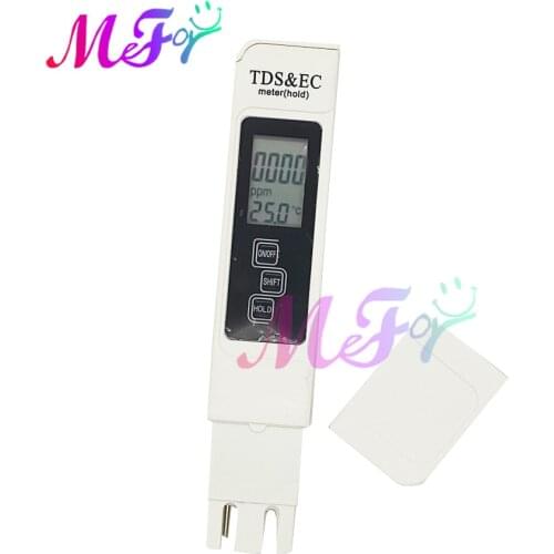 3 in 1 TDS EC Meter Temperature Digital LCD Tester Pen Water Purity Filter 4 Modes Water Meter Testing Pen Level Tester