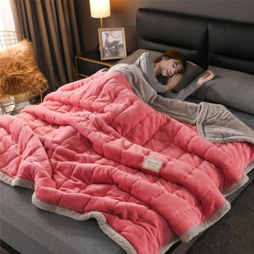 Jimmy Room Fleece Blankets On The Sofa