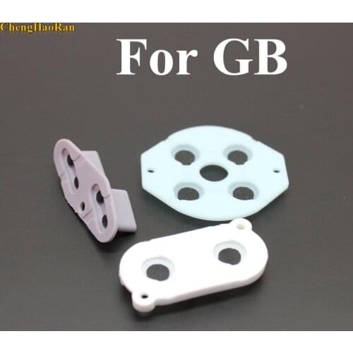 Best price Wholesale 3pcs/set 2-10 sets For Nintendo GameBoy Classic GB DMG-01 Conductive Rubber Silicone Buttons D pad D-pad