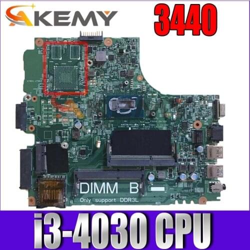 100% working for dell Latitude 3440 motherboard 0RGV81 CN-0RGV81 13221-1 with i3-4030 cpu together
