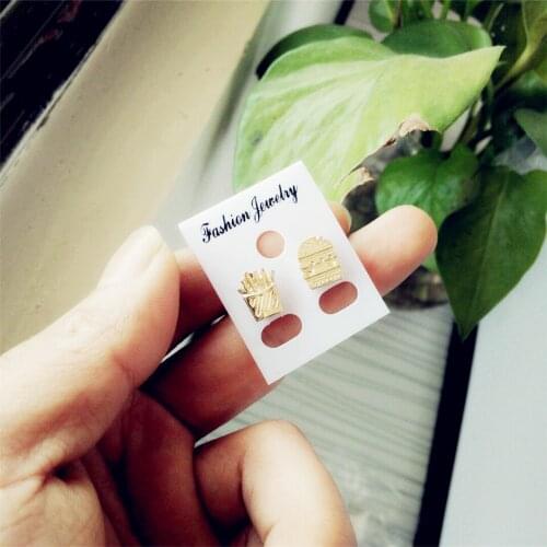 Fashion Hamburger and French Fries stud earrings, lovely food stud earrings wholesale