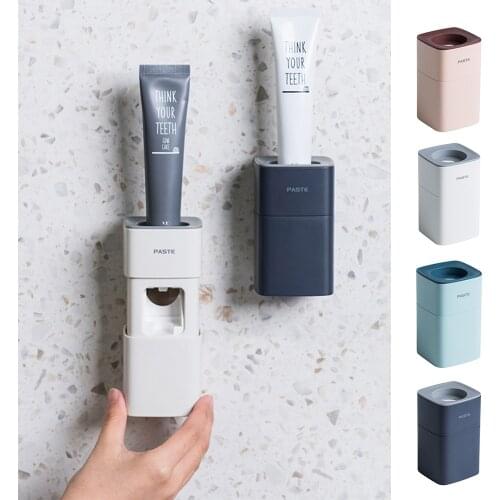 Wall Mounted Toothpaste Automatic Squeezer Dispenser Home Bathroom Gadgets Toothpaste Holder