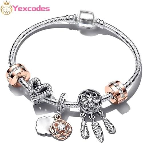 New Valentines Day & Mothers Day Love Exclusive Surprise Series Charm Lady Bracelet Gift-For the one you love
